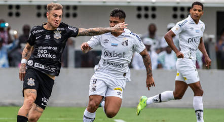 Santos e Corinthians se enfrentam na Vila Belmiro