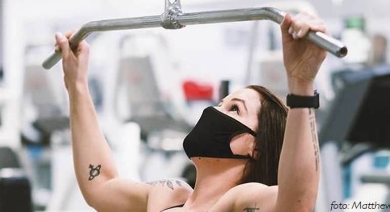 Praticar exercício com segurança requer máscaras especiais