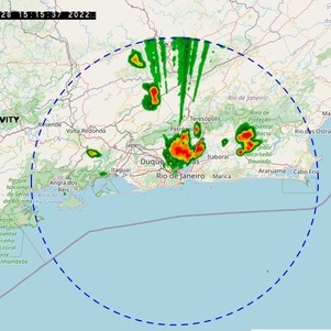 Chuva se desloca para capital
