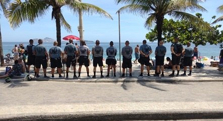 PM reforça policiamento na orla do Rio de Janeiro