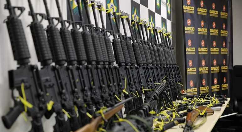 Ao menos nove armas são furtadas ou roubadas por dia no estado de São Paulo