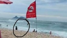 Imagens mostram menino Edson Davi ao brincar perto do mar antes de desaparecer no Rio