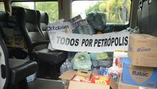 Voluntários se solidarizam e ajudam população de Petrópolis 