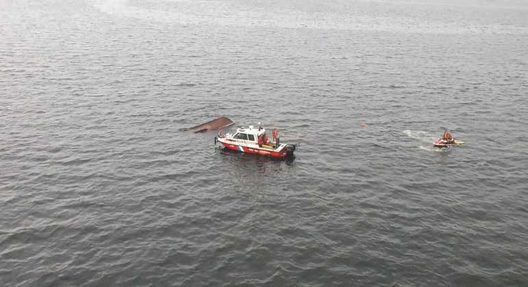 Duas vítimas do naufrágio na baía de Guanabara ainda estão desaparecidas