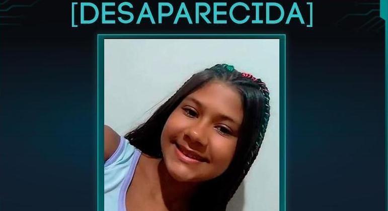 Disque Denúncia pede informações sobre menina de 12 anos que desapareceu