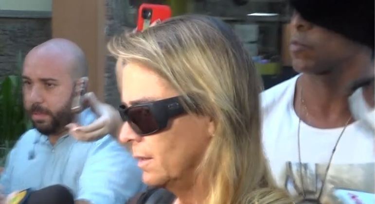 Sandra Mathias não falou com a imprensa após depoimento
