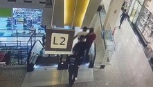 Imagens mostram que vítima foi abraçada por suspeito antes de ser executada em shopping no Rio