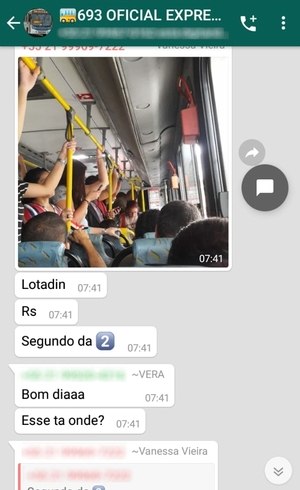 Cariocas criam grupo de mensagens para saber localização de ônibus -  Notícias - R7 Rio de Janeiro