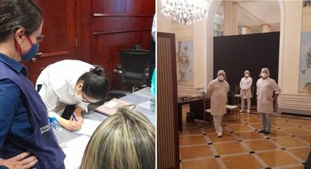 Fiscais analisaram o hotel