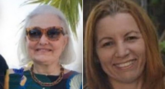 Martha Pontes e Alice Fernandes foram encontradas carbonizadas
