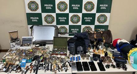 Objetos roubados foram encontrados na casa do suspeito