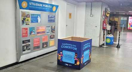 Caixas coletoras foram colocadas nas estações  Central do Brasil, Carioca e Uruguaiana