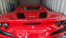 Avaliada em R$ 1,6 mi, Ferrari é apreendida em fiscalização no porto do Rio