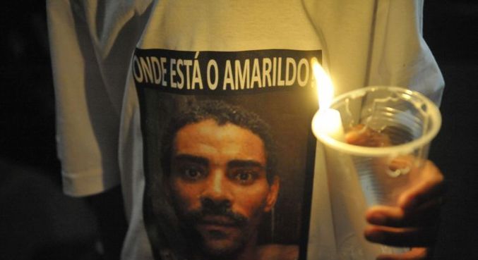 Amarildo desapareceu em 2013, após ter sido levado por policiais militares
