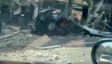 Idosa morre após ser atingida por fachada de prédio que caiu durante ventania em Macaé (RJ)