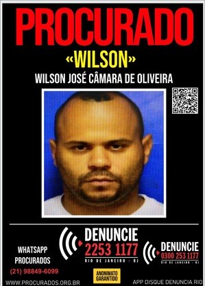 Wilson é considerado foragido