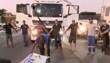Manifestantes fecham trecho da av. Brasil e pedem mais segurança após morte de caminhoneiro