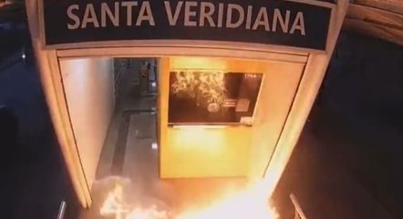 Estação Santa Veridiana foi completamente destruída
