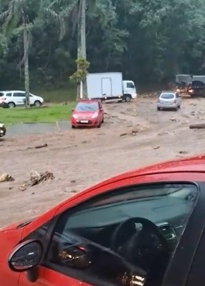 Chuva forte atingiu Teresópolis