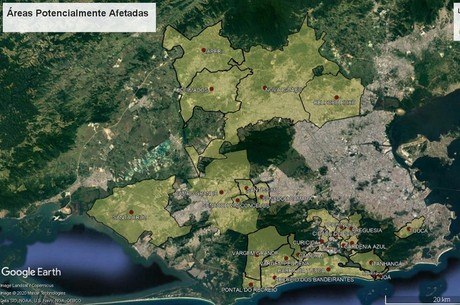 Bairros da zona oeste serão mais afetados pela falta d'água