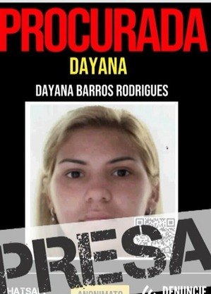 Dayana foi presa em Ramos
