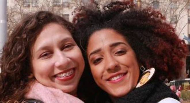 Nathaly Dias e Nathália Rodrigues em viagem para Buenos Aires, na Argentina
