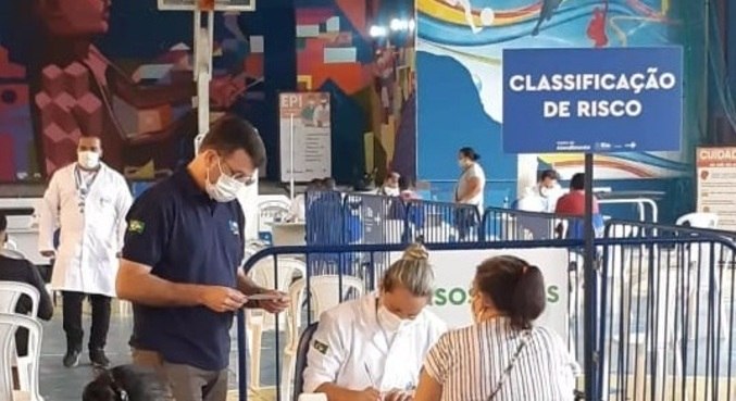 Saúde inaugurou o primeiro polo de atendimento à gripe no Rio
