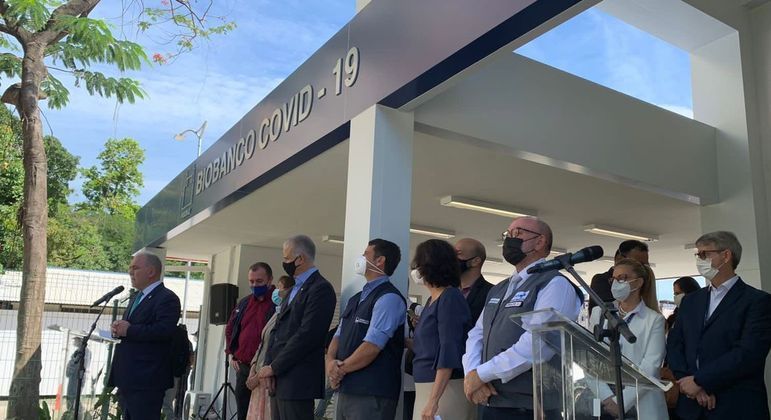 Biobanco Covid-19 da Fiocruz foi inaugurado com a presença do ministro da Saúde
