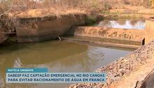 Sabesp faz captação emergencial no rio Canoas 