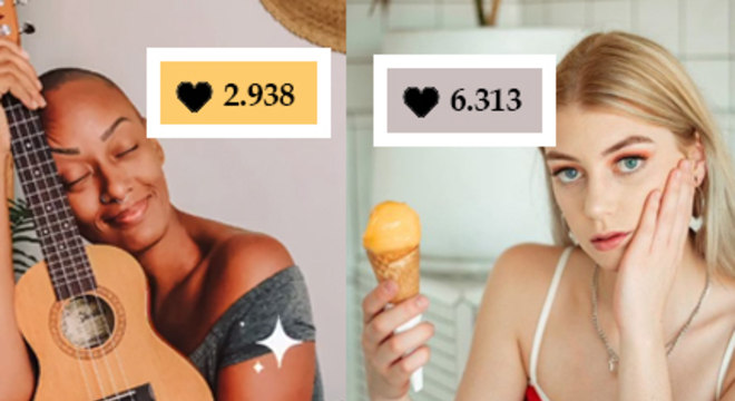 Após publicar fotos de pessoas brancas, Sá Ollebar teve um aumento no alcance de suas postagens