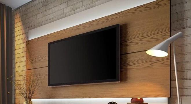 rack retro com painel para tv 