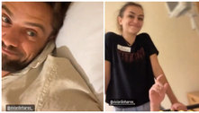 Rafael Cardoso posta vídeo no hospital com nova namorada e preocupa fãs