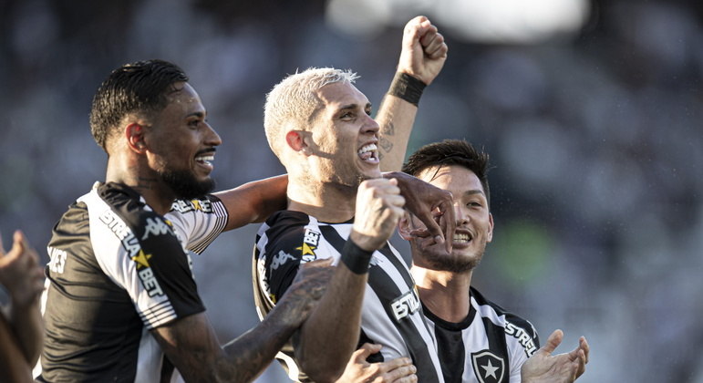 Rafael Navarro fez  o gol que garantiu o acesso do Botafogo
