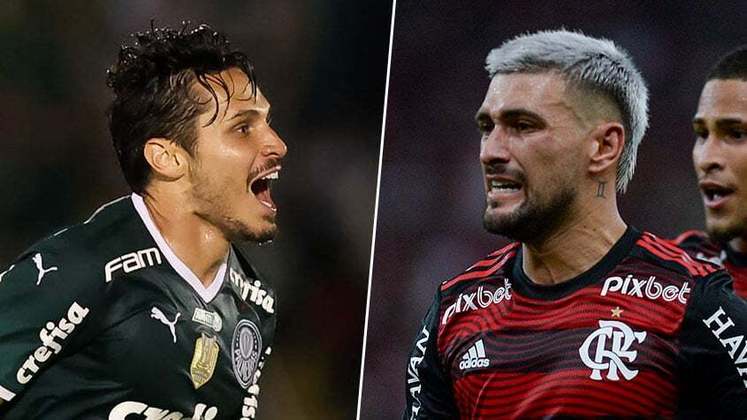 Rafael Veiga (Palmeiras) x Arrascaeta (Flamengo)