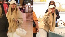 Rafaella Santos, irmã de Neymar, vai ao shopping com bolsa e tênis que custam, juntos, R$ 28 mil