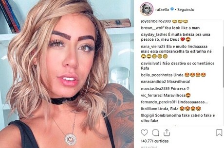 Muitos seguidores defenderam Rafaella e elogiaram a foto