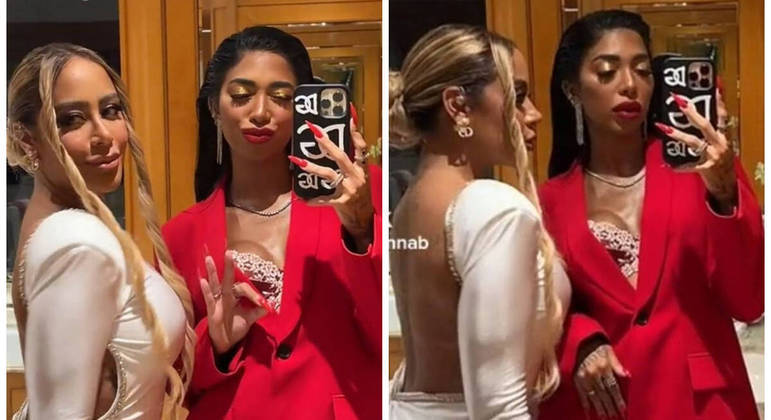 Rafaella Santos e irmã de Gabigol