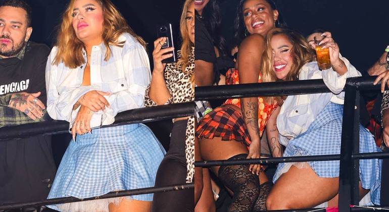 Rafaella Santos se diverte em arraiá