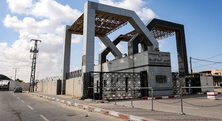 Rafah (foto) é a única fronteira de Gaza que não é controlada por Israel