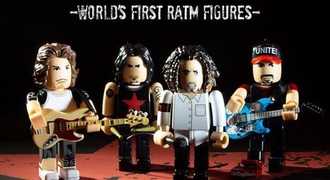 Rage Against the Machine e Metallica ganham bonecos colecionáveis