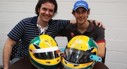 Vencedor do concurso, Raí encontrou Bruno Senna
