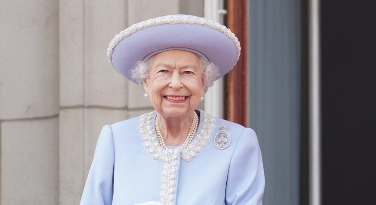 Rainha Elizabeth 2ª durante as comemorações do jubileu de platina