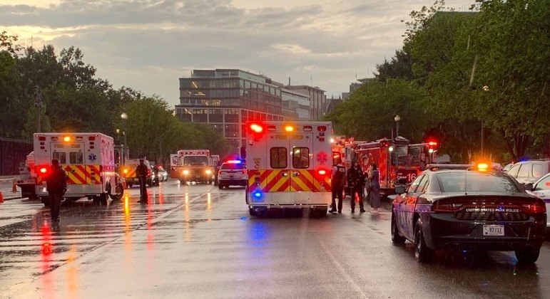 Raio caiu perto da Casa Branca e deixou 2 mortos e 2 feridos
