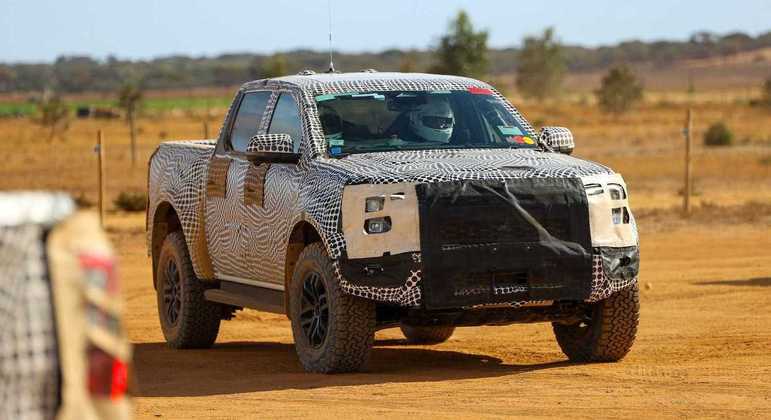Ford Ranger Raptor 2023 terá linhas quadras