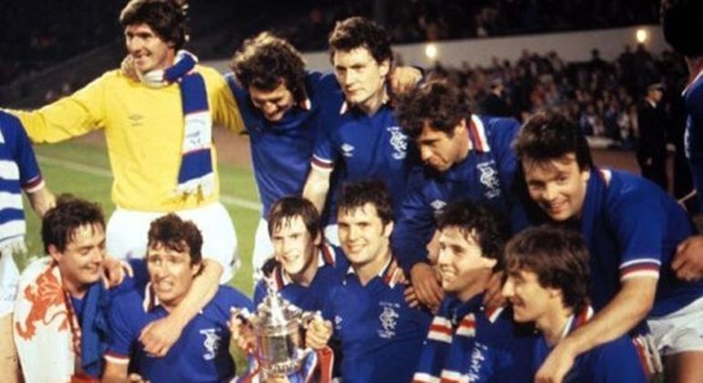 O Rangers campeão da Recopa de 1971/1972
