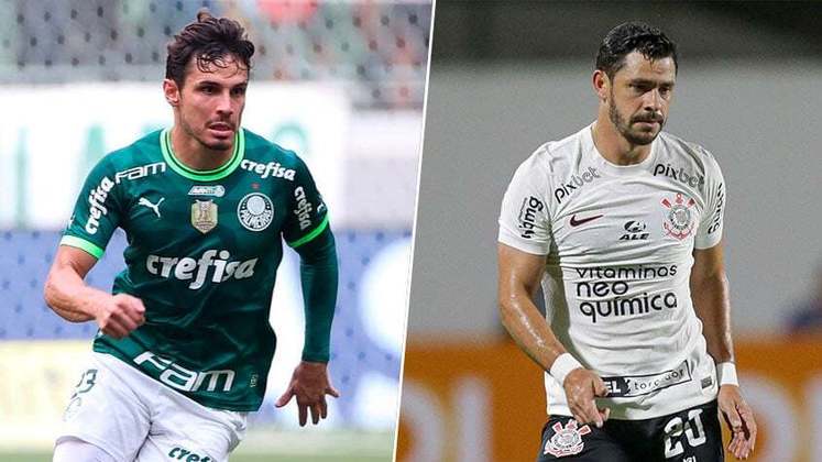 Raphael Veiga (Palmeiras) x Giuliano (Corinthians)