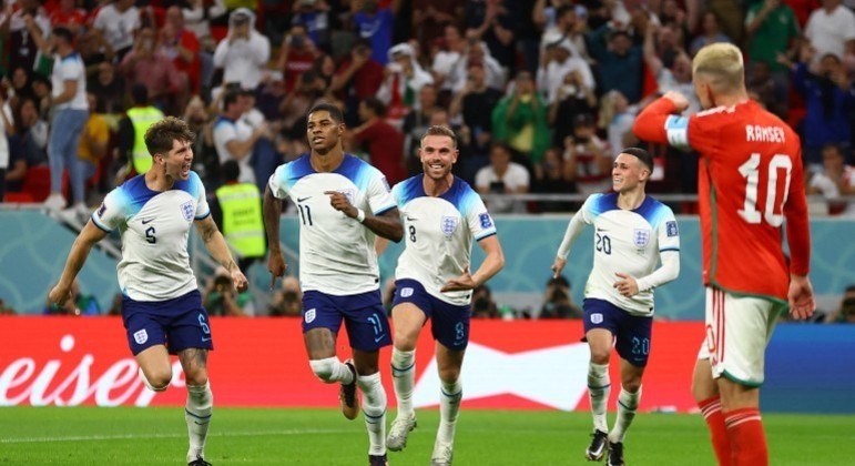 Marcus Rashford, do Manchester United, teve grande atuação na vitória inglesa
