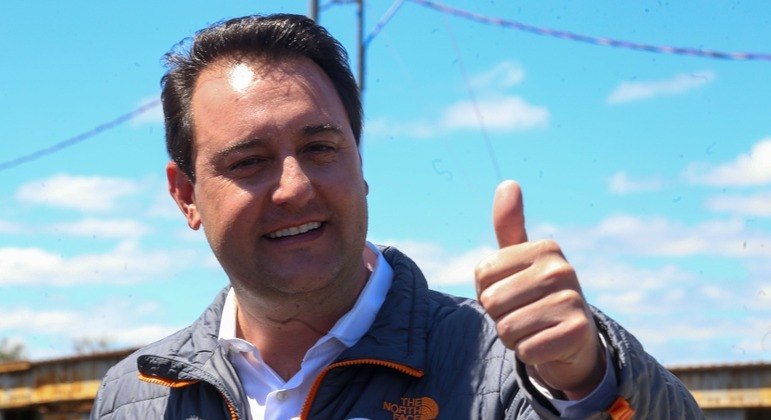 O governador reeleito do Paraná, Ratinho Júnior (PSD)