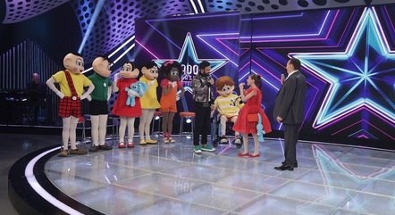 Turma da Mônica no "Programa Raul Gil"