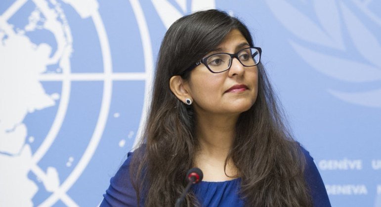 Ravina Shamdasani, porta-voz do Escritório do Alto Comissariado da ONU para os Direitos Humanos